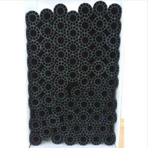 🆕Black Craft Rolls Tubes Empty Receipt Paper Cores Bulk Hard Plastic Cylinders